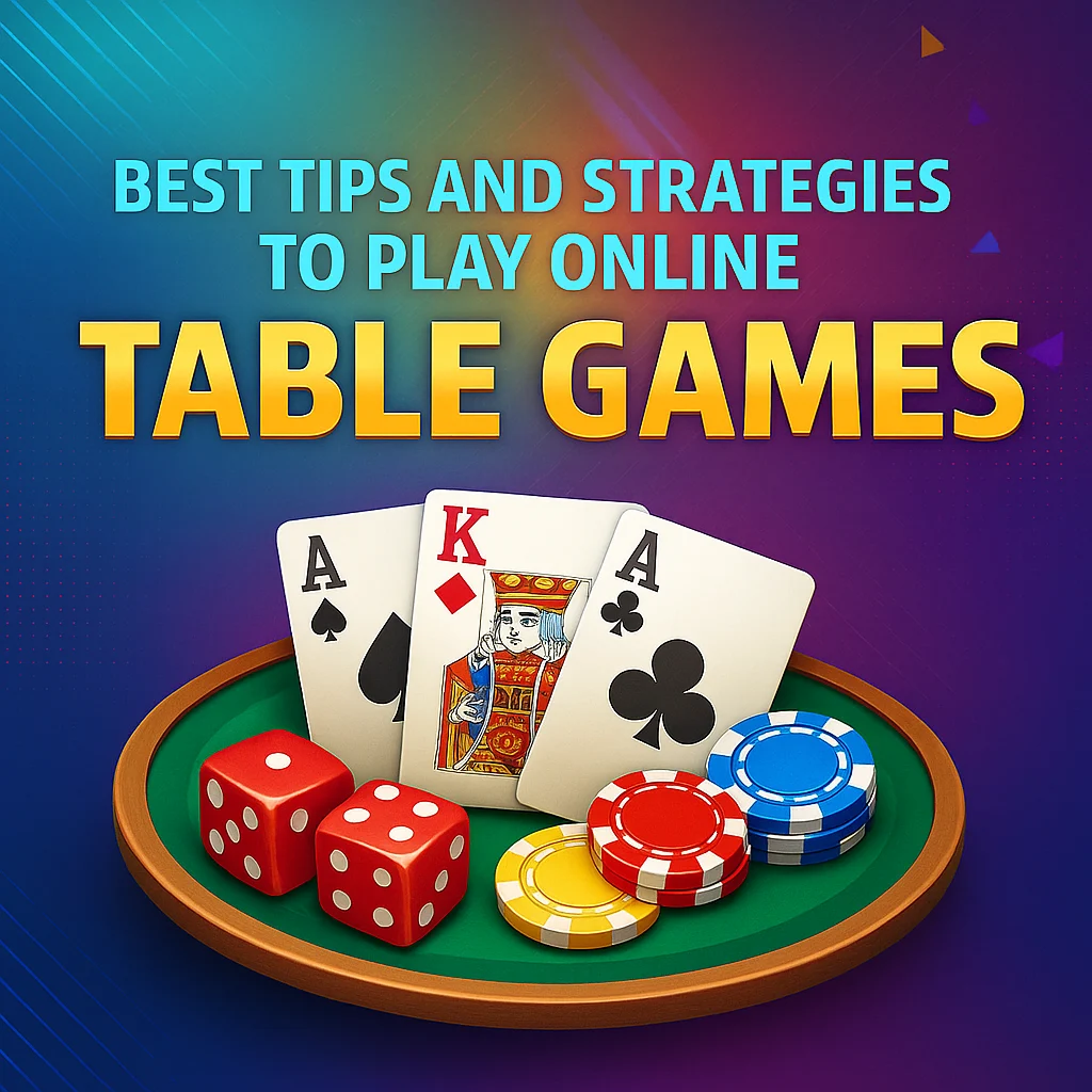 Best Tips and Strategies to play online Table Games
