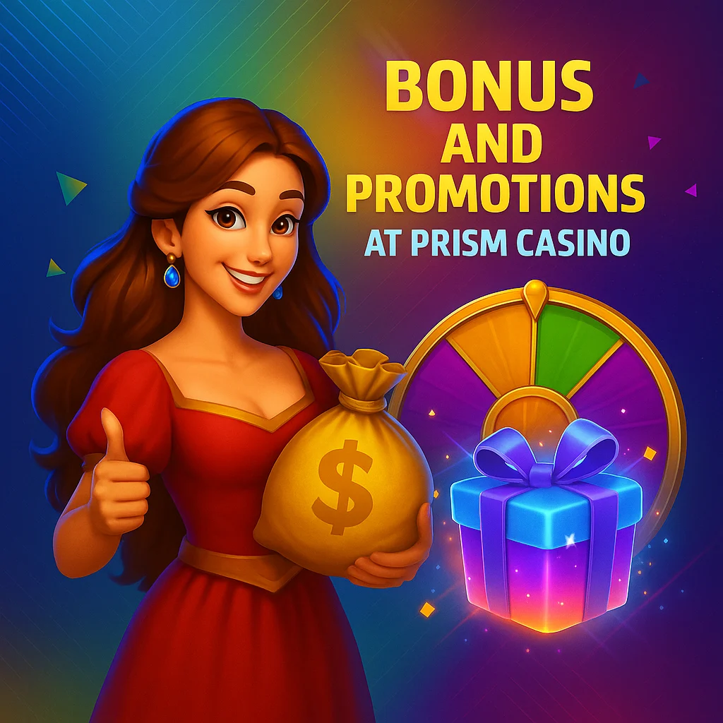Bonus and Promotions at Prism Casino