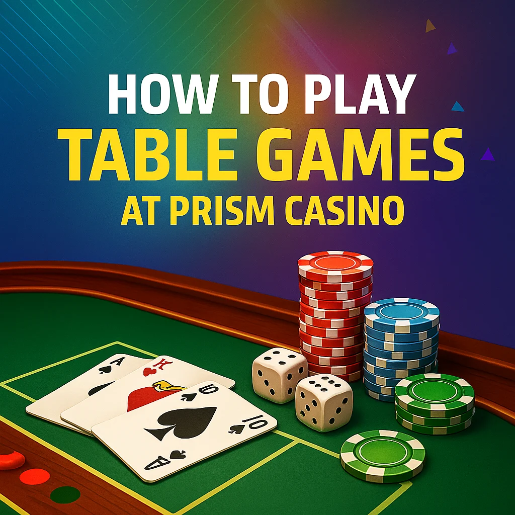 How to Play Table Games at Prism Casino