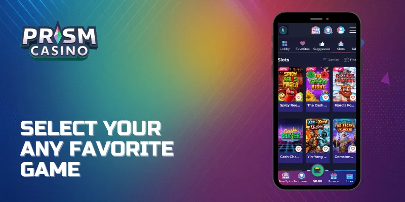 Select your any favorite game.