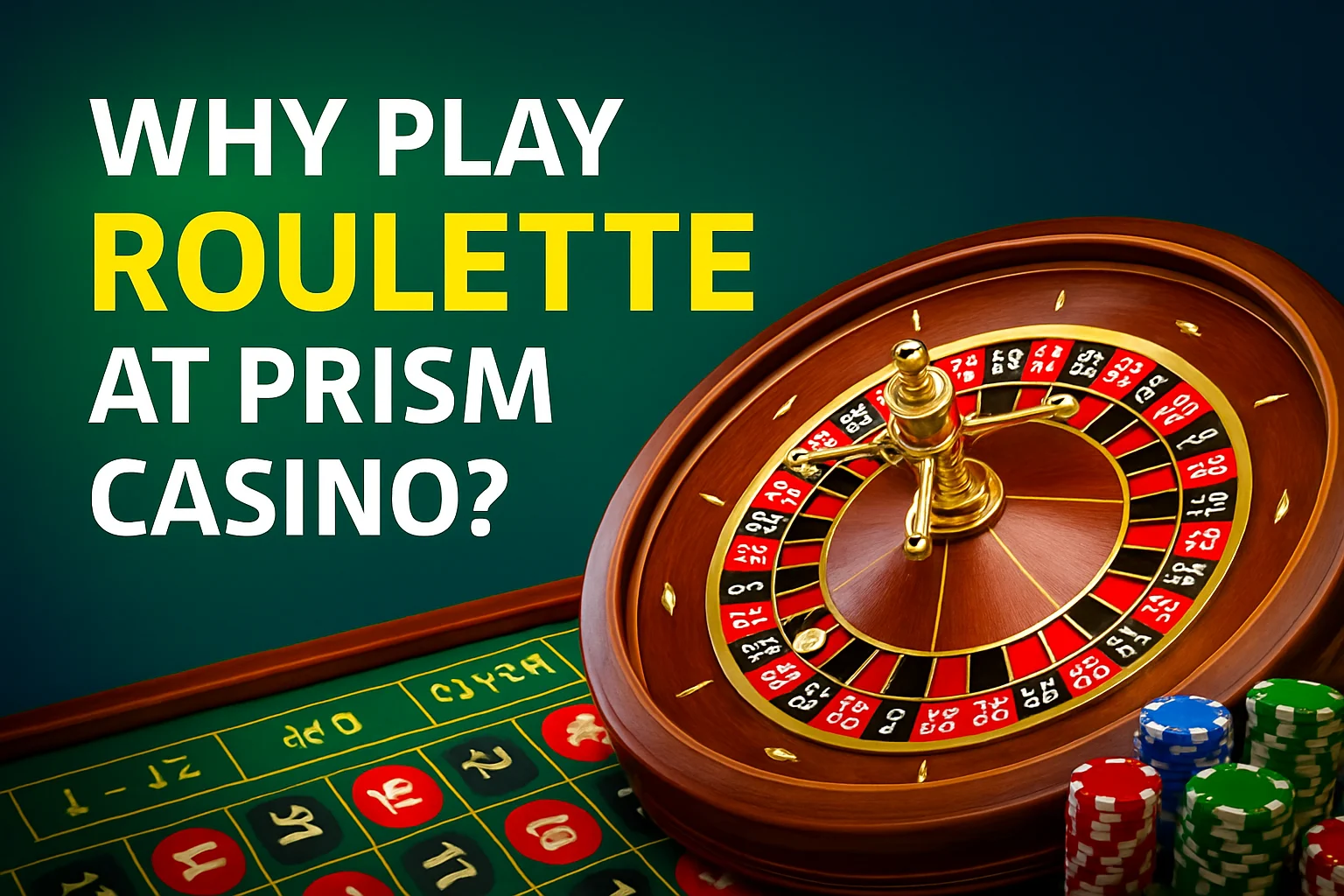 Why we Play Roulette at Prism Casino